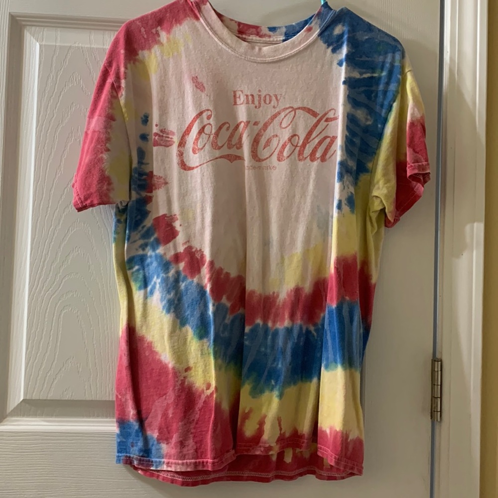 Vintage Coke tie dye shirt